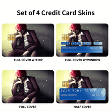 Load image into Gallery viewer, Assassination Classroom Karma Akabane Credit Card Skins (4-in-1 Pack)