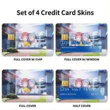 Load image into Gallery viewer, Assassination Classroom Karma Akabane, Nagisa Shiota Credit Card Skins (4-in-1 Pack)