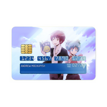 Load image into Gallery viewer, Assassination Classroom Karma Akabane, Nagisa Shiota Credit Card Skins (4-in-1 Pack)