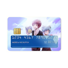 Load image into Gallery viewer, Assassination Classroom Karma Akabane, Nagisa Shiota Credit Card Skins (4-in-1 Pack)