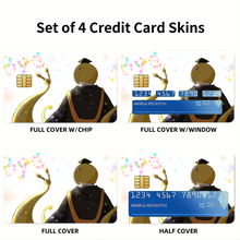 Load image into Gallery viewer, Assassination Classroom Koro-sensei Credit Card Skins (4-in-1 Pack)