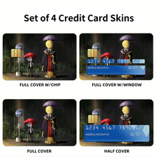 Load image into Gallery viewer, Assassination Classroom Koro-sensei, Karma Akabane, Nagisa Shiota Credit Card Skins (4-in-1 Pack)
