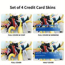 Load image into Gallery viewer, Assassination Classroom Koro-sensei, Karma Akabane, Nagisa Shiota, Kaede Kayano Credit Card Skins (4-in-1 Pack)