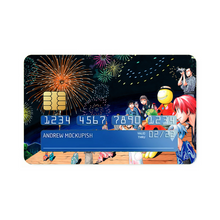 Load image into Gallery viewer, Assassination Classroom Koro-sensei, Karma Akabane, Nagisa Shiota, Kaede Kayano, Rio Nakamura Credit Card Skins (4-in-1 Pack)