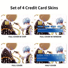 Load image into Gallery viewer, Assassination Classroom Koro-sensei, Nagisa Shiota Credit Card Skins (4-in-1 Pack)