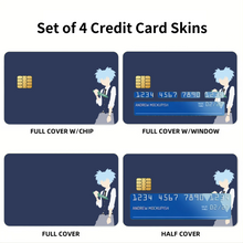 Load image into Gallery viewer, Assassination Classroom Nagisa Shiota Credit Card Skins (4-in-1 Pack)
