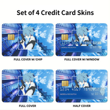 Load image into Gallery viewer, Assassination Classroom Nagisa Shiota Credit Card Skins (4-in-1 Pack)