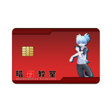 Load image into Gallery viewer, Assassination Classroom Nagisa Shiota Credit Card Skins (4-in-1 Pack)