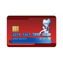 Load image into Gallery viewer, Assassination Classroom Nagisa Shiota Credit Card Skins (4-in-1 Pack)
