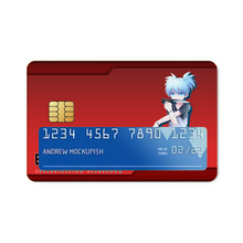 Load image into Gallery viewer, Assassination Classroom Nagisa Shiota Credit Card Skins (4-in-1 Pack)