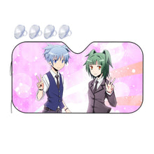 Load image into Gallery viewer, Assassination Classroom Nagisa Shiota, Kaede Kayano Car Sunshade