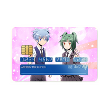 Load image into Gallery viewer, Assassination Classroom Nagisa Shiota, Kaede Kayano Credit Card Skins (4-in-1 Pack)
