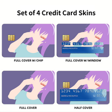 Load image into Gallery viewer, Assassination Classroom Ritsu Credit Card Skins (4-in-1 Pack)