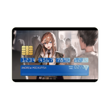 Load image into Gallery viewer, Assistant Christina- Makise Kurisu Credit Card Skins (4-in-1 Pack)