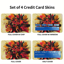 Load image into Gallery viewer, Asuka and Unit 02 Street Art Credit Card Skins (4-in-1 Pack)