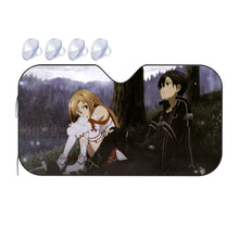 Load image into Gallery viewer, Asuna and Kirito Car Sunshade