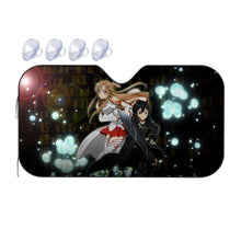Load image into Gallery viewer, Asuna and Kirito Car Sunshade
