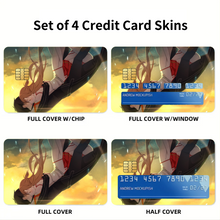 Load image into Gallery viewer, Asuna and Kirito Credit Card Skins (4-in-1 Pack)