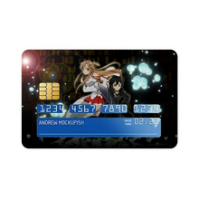 Load image into Gallery viewer, Asuna and Kirito Credit Card Skins (4-in-1 Pack)