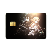 Load image into Gallery viewer, Asuna and Kirito (Sword Art Online) Credit Card Skins (4-in-1 Pack)