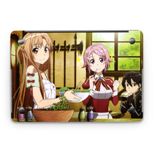 Load image into Gallery viewer, Asuna, Lisbeth and Kirito  Macbook Skin
