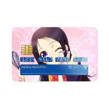 Load image into Gallery viewer, Ayumi Otosaka smilling Credit Card Skins (4-in-1 Pack)