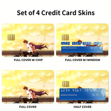 Load image into Gallery viewer, Bakemonogatari Bike Ride Credit Card Skins (4-in-1 Pack)