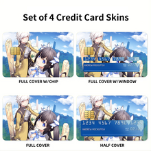 Load image into Gallery viewer, Bell and Hestia Credit Card Skins (4-in-1 Pack)