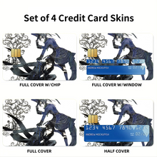 Load image into Gallery viewer, Black Butler Credit Card Skins (4-in-1 Pack)
