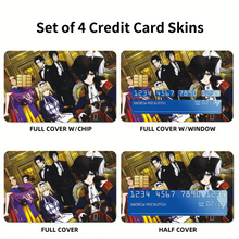 Load image into Gallery viewer, Black Butler Credit Card Skins (4-in-1 Pack)