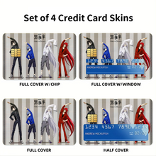 Load image into Gallery viewer, Black Butler Credit Card Skins (4-in-1 Pack)
