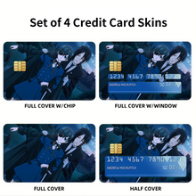 Load image into Gallery viewer, Black Butler Credit Card Skins (4-in-1 Pack)