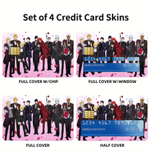 Load image into Gallery viewer, Black Butler Credit Card Skins (4-in-1 Pack)