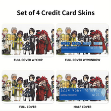 Load image into Gallery viewer, Black Butler Credit Card Skins (4-in-1 Pack)