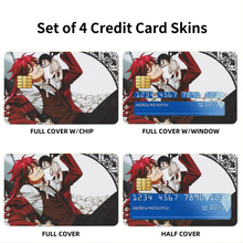 Load image into Gallery viewer, Black Butler Credit Card Skins (4-in-1 Pack)