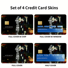 Load image into Gallery viewer, Black Butler Credit Card Skins (4-in-1 Pack)