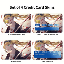 Load image into Gallery viewer, Black Butler Credit Card Skins (4-in-1 Pack)