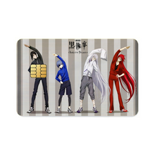 Load image into Gallery viewer, Black Butler Credit Card Skins (4-in-1 Pack)