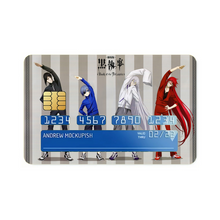 Load image into Gallery viewer, Black Butler Credit Card Skins (4-in-1 Pack)