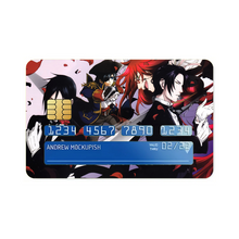 Load image into Gallery viewer, Black Butler Credit Card Skins (4-in-1 Pack)