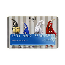 Load image into Gallery viewer, Black Butler Credit Card Skins (4-in-1 Pack)