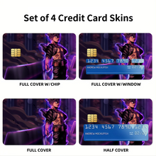 Load image into Gallery viewer, Black Clover Asta Credit Card Skins (4-in-1 Pack)