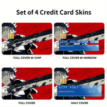 Load image into Gallery viewer, Black Clover Asta Credit Card Skins (4-in-1 Pack)