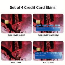 Load image into Gallery viewer, Black Clover Asta Credit Card Skins (4-in-1 Pack)