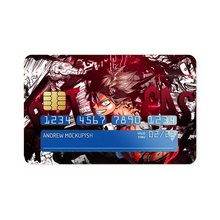 Load image into Gallery viewer, Black Clover Asta Credit Card Skins (4-in-1 Pack)