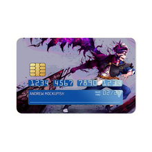 Load image into Gallery viewer, Black Clover Asta Credit Card Skins (4-in-1 Pack)
