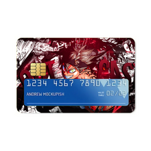 Load image into Gallery viewer, Black Clover Asta Credit Card Skins (4-in-1 Pack)