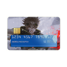 Load image into Gallery viewer, Black Clover Asta Credit Card Skins (4-in-1 Pack)