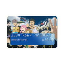 Load image into Gallery viewer, Black Clover Asta, Noelle Silva, Yami Sukehiro, Luck Voltia Credit Card Skins (4-in-1 Pack)