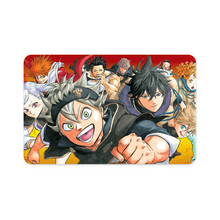 Load image into Gallery viewer, Black Clover Asta, Noelle Silva, Yuno, Yami Sukehiro, Luck Voltia Credit Card Skins (4-in-1 Pack)